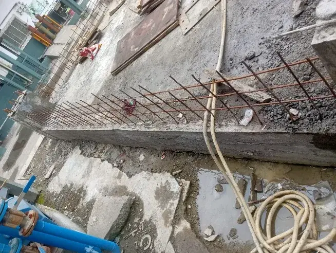 Reinforced concrete works at Gulshan Polyols